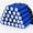 Blue, variant on YEMNPIOS 20 Pack Mini Water Resistant Aluminum LED Flashlights with Lanyard Blue
