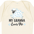 thumbnail image 4 of Inktastic My Granna Loves Me Lamb Boys or Girls Long Sleeve Baby Bodysuit, 4 of 5