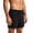 c01Black, variant on Mens Linen Soft Stretch Elastic Waistband Underwear Boxer Shorts Loose Lightweight Breathable Sleep Shorts Brown M