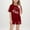 Wine, variant on Piuwrlz Summer Boys Girls T-Shirt and Short Pants Sets Kids Short Shirt and Shorts Set Printed Round Neck Tight Bow-knot Shirt Children's Set Green Size 7 Years