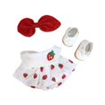 thumbnail image 3 of Mini ropa para muñecas de 6 pulgadas, bonito vestido para muñecas, Adorable, disfraz, regalo para niñas, ropa para muñecas, ropa para muñecas para niñ 3 piezas, 3 of 9