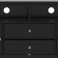 thumbnail image 6 of Cosmopolitan 72 inch Wide Solid Wood TV Stand in Black For TVs up to 80 inches, 6 of 13