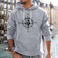 thumbnail image 2 of Fesfesfes Fall And Winter Men's Hooded Sweater Loose Pullover Sale or Clearance, 2 of 4