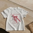 thumbnail image 5 of ITSAME T-Shirts for Girls, Lightweight Comfort Cute Bow Cotton Summer Casual Fashion Tops White Size 10, 5 of 9