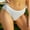 White, variant on Women's Underwear Briefs Nylon Seamless And Comfortable Large Waist Underwear Breathable And Hip Lifting Solid Color Underwear