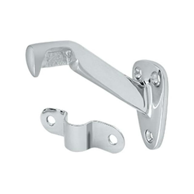 Deltana HRB325U26 3.31 in. Projection Hand Rail Brackets- Bright Chrome - Solid