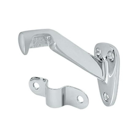 

3.31 in. Projection Hand Rail Brackets Bright Chrome - Solid