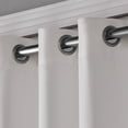 thumbnail image 3 of Exclusive Home Curtains Sateen Twill Woven Room Darkening Blackout Wide Patio Grommet Top Single Curtain Panel, 100x84, Sundress Yellow, 3 of 6