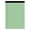 Green, variant on Compact College Ruled Ink-Proof Memo Pad with Rigid Backing, Perforated Tearable Notepad for Business Trip Travel Pocket On-the-Go Writing,Blue
