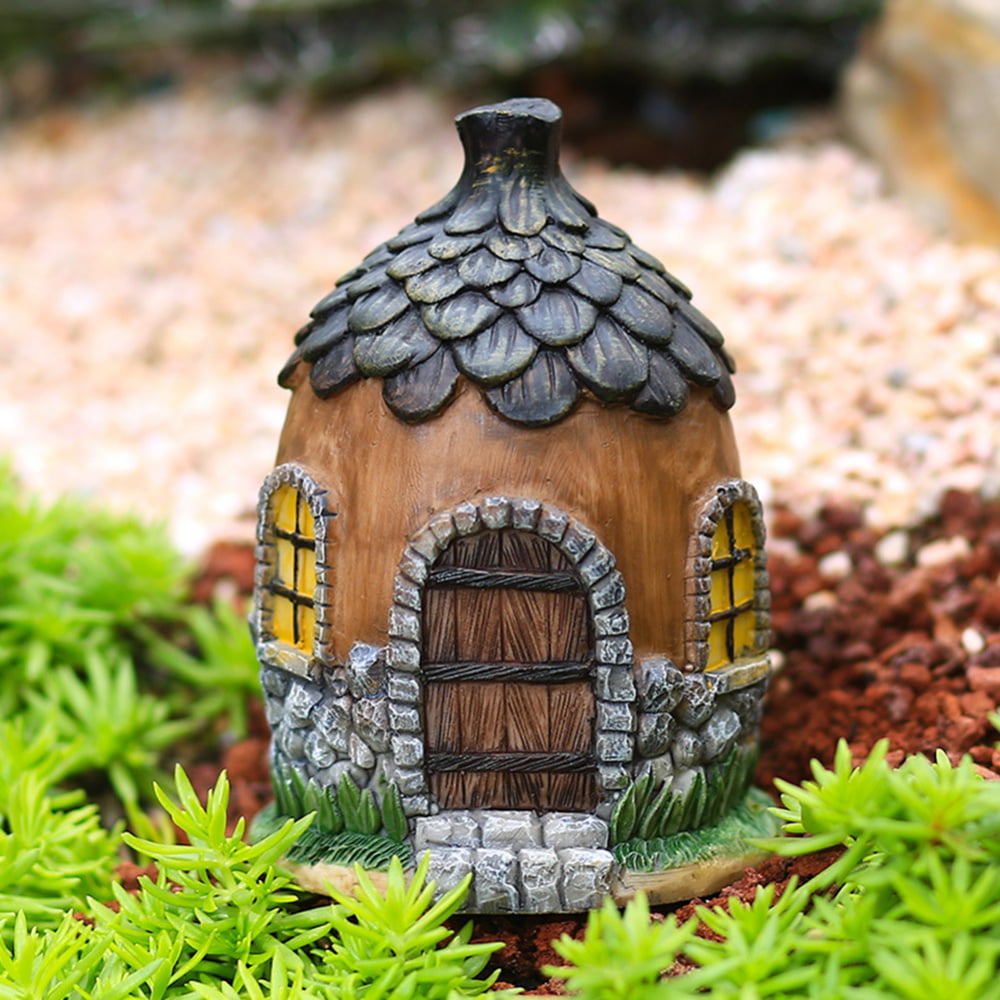Bamboo Fence Terrarium Ornament Mini Fairy House Figurine Craft Micro 3 