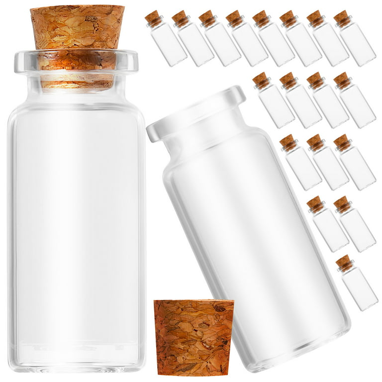 Small Bottle Containers Glass - 80ml Glass Bottles Cork Small