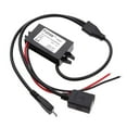 thumbnail image 3 of Thinsony DC 8-60V to DC 5V 3A 15W Car Power Converter Double USB Cable Style A 1Set, 3 of 6