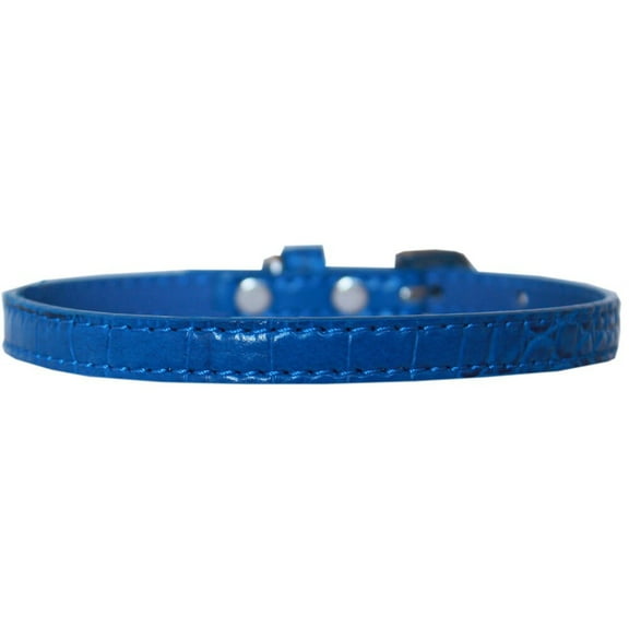 Dog, Puppy Pet Designer Croc Collar, "Plain 3/8" Wide"