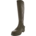 thumbnail image 3 of Franco Sarto Womens Julie  Leather Lugged Sole Knee-High Boots, 3 of 5