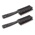 thumbnail image 4 of Peine para barba, 2 uds., alisador de peine para barba, alisador de dientes finos de plástico para hombres, herramienta para secado húmedo, 4 of 5