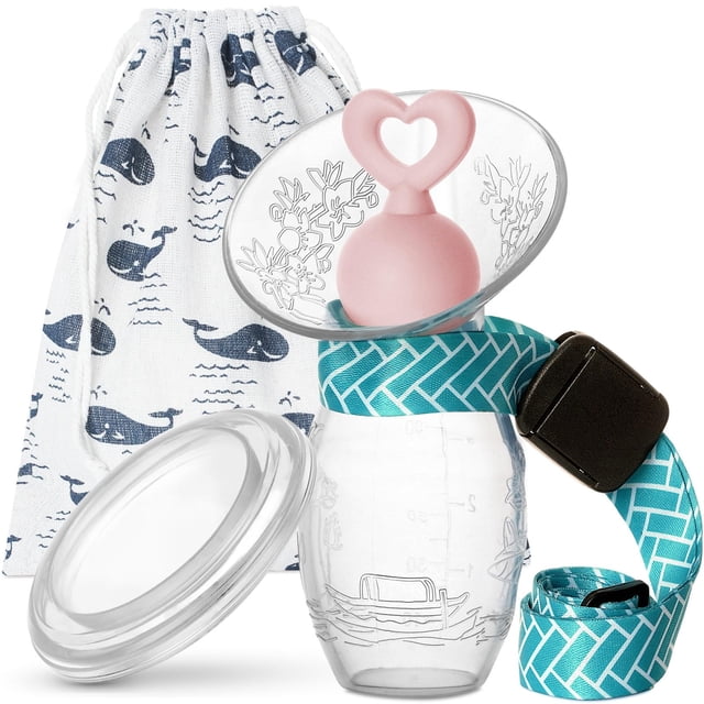 Extractor de leche manual Bumblebee con protector de leche, caja de regalo de 90 ml