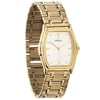 Men's Gold-Tone Rectangular Watch