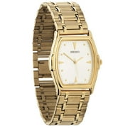 Men's Gold-Tone Rectangular Watch