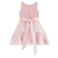 thumbnail image 4 of YONGHS Toddler Gilrs Sequin Christening Baptism Gowns Formal Party Dress, 4 of 4