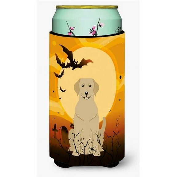 Carolines Treasures BB4321TBC Halloween Yellow Labrador Tall Boy Beverage Insulator Hugger
