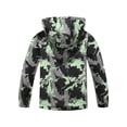 thumbnail image 4 of MGEOY Boys Girls Reversible Jacket Lightweight Waterproof Fleece Lined Raincoat for Kids（4-12）, 4 of 10