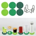 thumbnail image 2 of Napperons Ronds Antidérapants en Fil Tissé Isolation Thermique Durables pour Table 6 Pcs avec Supports de Rangement, 2 of 6