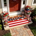 thumbnail image 2 of Patriotic Door Mat - 4th of July Doormat - Independence Day Decorative Rug - Non Slip Outdoor Indoor Entryway Floor Mats - 4th of July Patriotic Decorations (G), 2 of 6