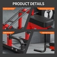 thumbnail image 6 of SogesPower Power Tower Dip Station Pull up Bar Stand with Adjustable Height, Multifuctional Training Equipment for Home Gym, 6 of 11