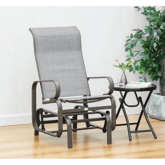 Gliding Chair Gliding Lounger Chair, Single Rocker