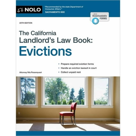 The California Landlord's Law Book: Evictions (Paperback)