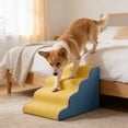 thumbnail image 5 of Non Slip Pet Stairs for Dogs and Cats, Portable Dog Ramp for Bed and Couch, High-Density Foam Pet Ladder for Small, Medium, and Senior Pets Indoor Use, 5 of 6