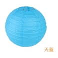 thumbnail image 1 of Nvzi Faroles de papel decorativos, faroles de papel colgantes, faroles para interiores y exteriores para lámparas de hogar, fiestas, decoración de eventos (azul, 10 piezas), 1 of 5