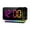 A, variant on Digital Projection Alarm Clock for Bedroom, 4-Level Dimmer, Dual Alarms, USB Charger Ports, Temperature & Humidity Display, Battery Backup, Snooze Function, 12/24H