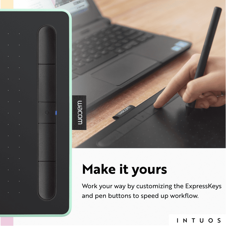 Wacom Intuos Wireless Pen Tablet, 7.9