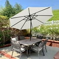 thumbnail image 6 of MASTERCANOPY 9ft Patio Market Umbrella with Tilt and Crank, Light Beige, 6 of 6