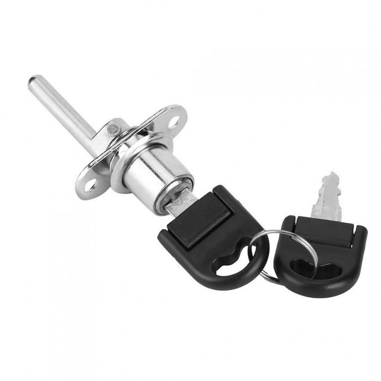 2 Pcs Zinc Alloy Drawer Lock Office Security Lock 16mm Lock With 4