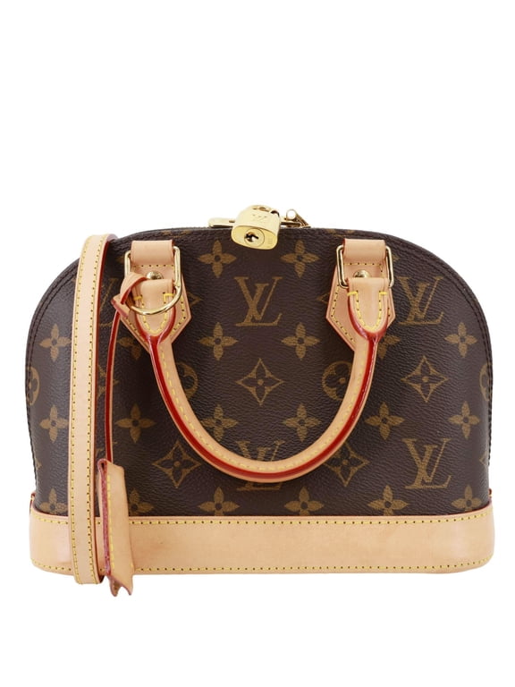 Pre-Owned Louis Vuitton Alma BB Monogram Canvas Crossbody Bag Brown
