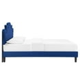 thumbnail image 3 of Modway Neena Performance Velvet Queen Bed in Navy, 3 of 9