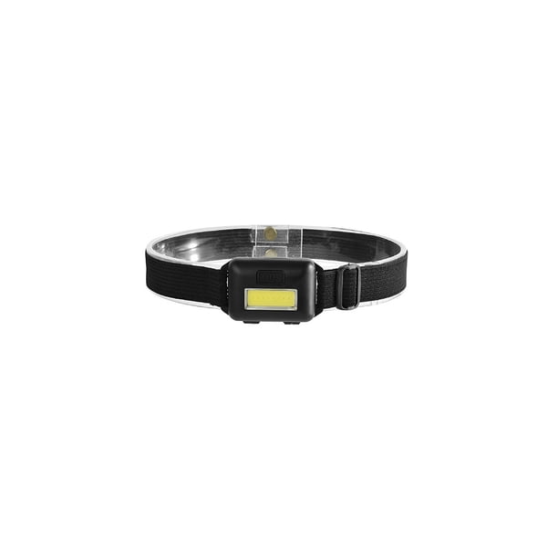 Naiovety Linterna frontal Senderismo Pesca Luz montada en la cabeza Linterna recargable brillante Mini portátil brillante Haz ancho Iluminación y accesorios Negro