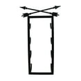 thumbnail image 3 of Crossed Arrows Rustic 4 Bottle Wall Mounted Wine Rack, 3 of 3