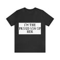 thumbnail image 5 of PROUD SON OF HER (ADULT) Unisex Jersey Short Sleeve Tee, 5 of 64