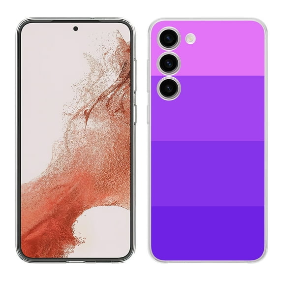 TalkingCase Slim Phone Case Compatible for Samsung Galaxy S23+ Plus 2023, Gradient Purple Print, Lightweight, Flexible, USA