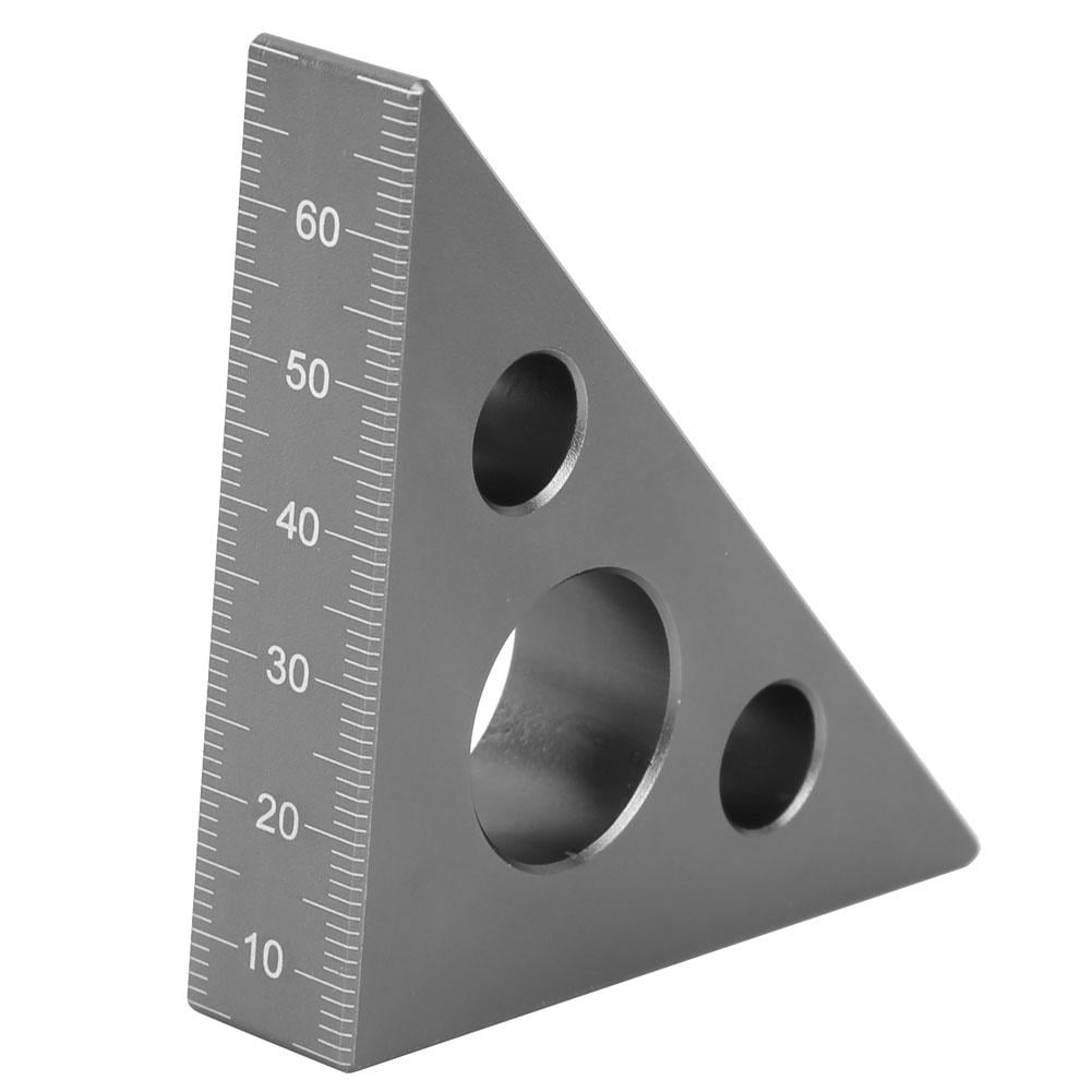 Tebru Right Angle Ruler, 90 Degrees Ruler, Aluminum Alloy For Carpenter Supplies Carpenter Tools Carpentry Squares Construction Rulers