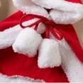 thumbnail image 5 of Luckky Pet Christmas Santa Cape & Hat Set, Red Velvet Pet Santa Cloak with White Plush Trim, Xmas Holiday Costume for Cats Small Dogs, Christmas Pet Outfit for Party Photo Props, 5 of 6