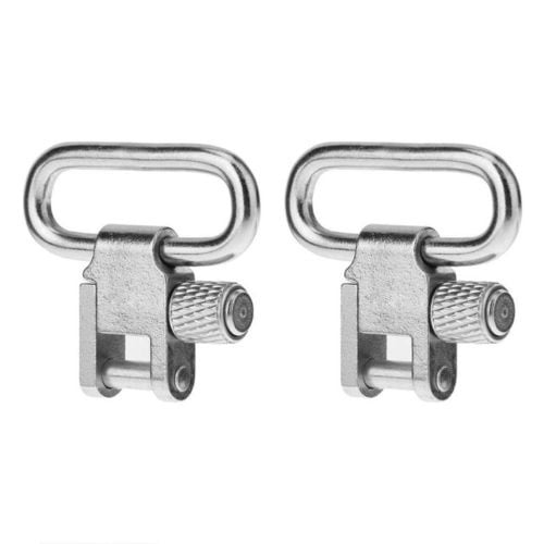 2pcs QD Stainless Steel Rifle Gun Sling Swivels with Studs Hunting Accessories 