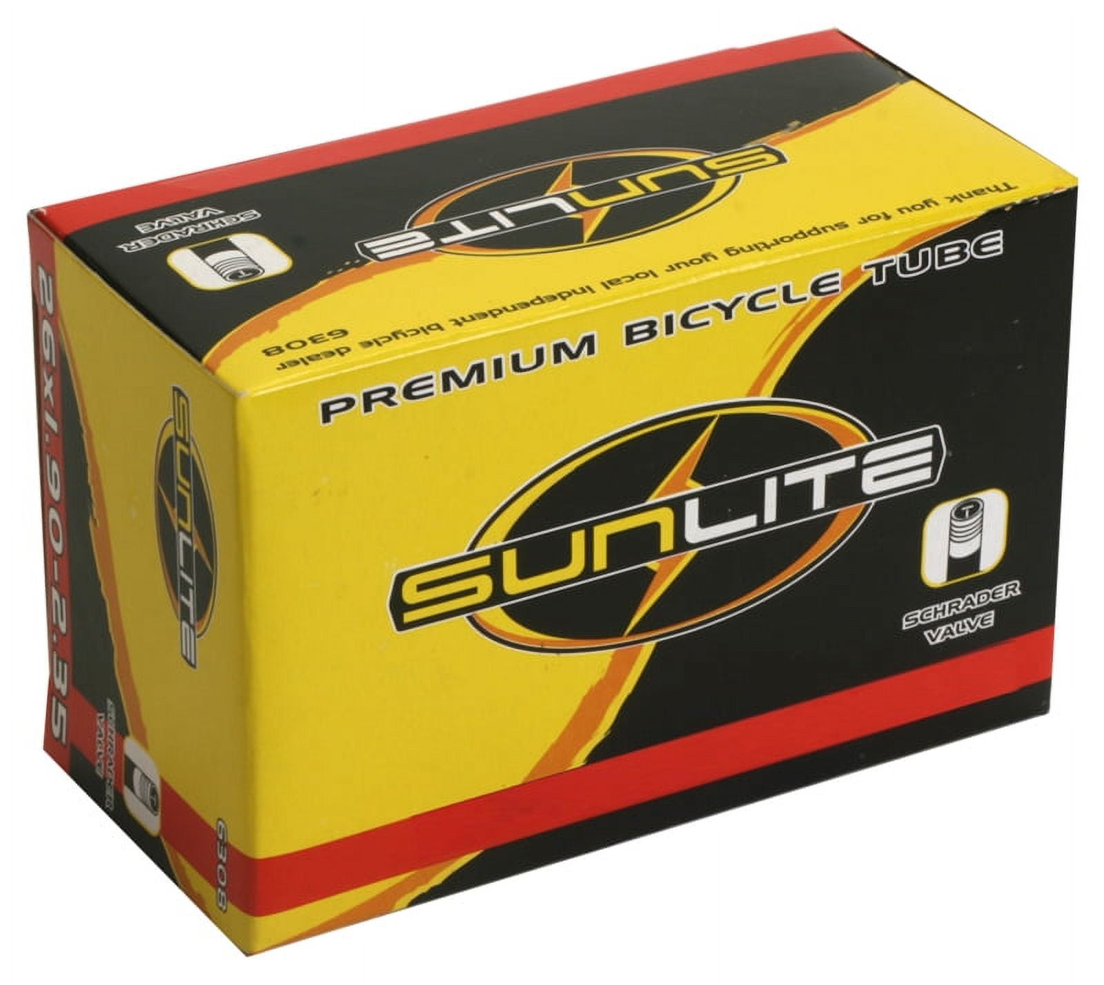 Sunlite Bicycle Inner Tube 26x1.50-1.75" Schrader Valve 32mm Mountain Bike 26"