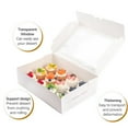 thumbnail image 1 of YAOMOBB Cupcake Paper Box Clear Window Cupcake Packing Box with Insert Bakery Dessert Container, 1 of 6