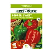 Ferry-Morse 50MG Pepper, Sweet California Wonder 300 TMR Vegetable Plant Seeds Packet