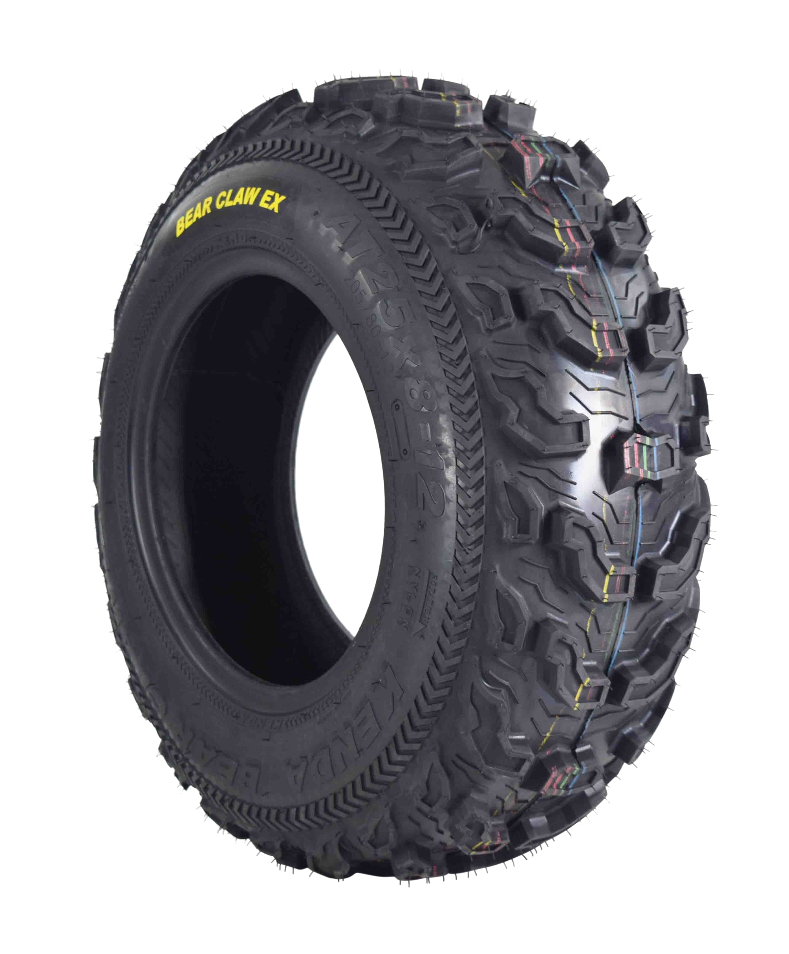 Kenda Bear Claw EX 25x812 Front ATV 6 PLY Tire Bearclaw 25x8x12 Single