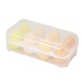 thumbnail image 1 of Juego de 8 esponjas de maquillaje con estuche de almacenamiento, ideal para mezclar y aplicar cosméticos en áreas grandes y detalles precisos. Disponible en color amarillo., 1 of 6